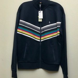 Original Penguin Zip Up Vintage Style Pullover S/P